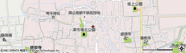 兵庫県姫路市網干区津市場756周辺の地図