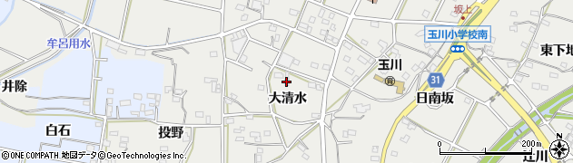 愛知県豊橋市石巻本町（大清水）周辺の地図