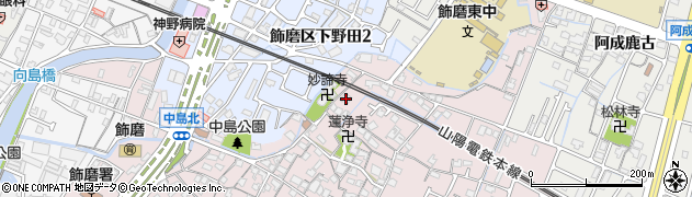 兵庫県姫路市飾磨区中島954周辺の地図