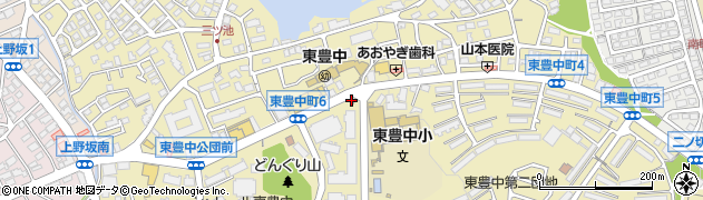 豊中警察署東豊中交番周辺の地図