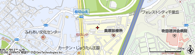 日興千里台スカイタウン周辺の地図