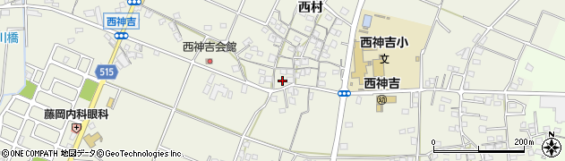 兵庫県加古川市西神吉町西村212周辺の地図