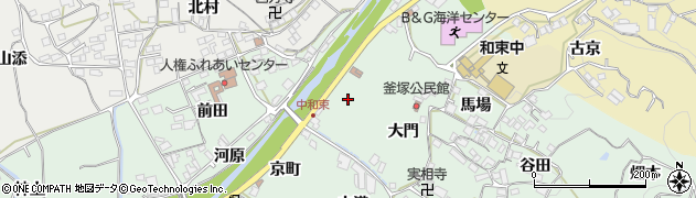 京都府和束町（相楽郡）釜塚（上切）周辺の地図