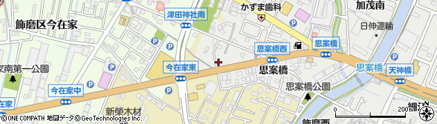 兵庫県姫路市飾磨区思案橋15周辺の地図