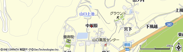 愛知県西尾市東幡豆町（中川原）周辺の地図