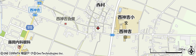 兵庫県加古川市西神吉町西村203周辺の地図