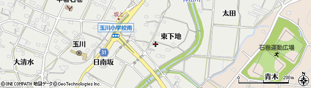 愛知県豊橋市石巻本町（東下地）周辺の地図