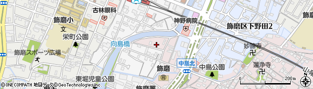 兵庫県姫路市飾磨区中島1100周辺の地図