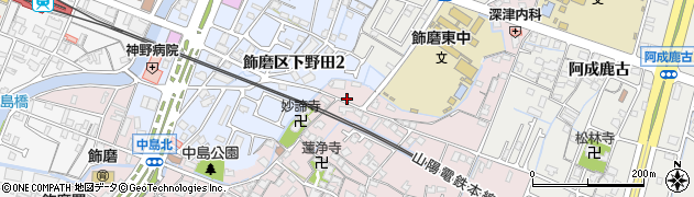 兵庫県姫路市飾磨区中島948周辺の地図