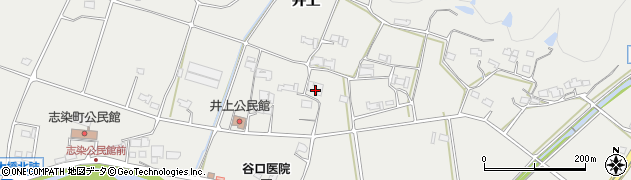 兵庫県三木市志染町井上周辺の地図