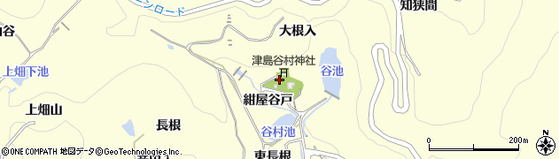愛知県西尾市東幡豆町（大根入）周辺の地図