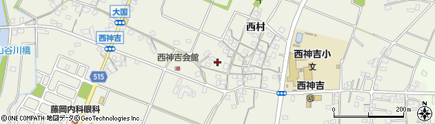 兵庫県加古川市西神吉町西村225周辺の地図