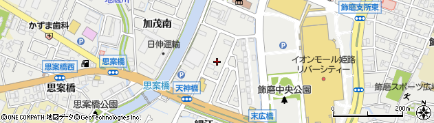 兵庫県姫路市飾磨区細江2696周辺の地図