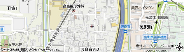 岡崎ドライ南茨木営業所周辺の地図