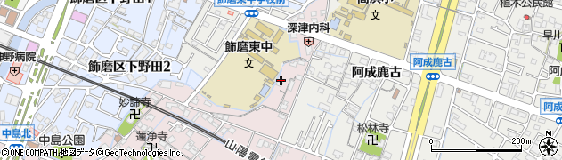 兵庫県姫路市飾磨区中島29周辺の地図