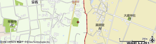 宗佐農村公園周辺の地図