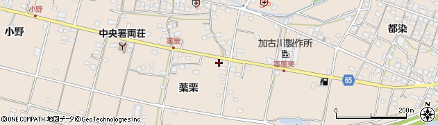 兵庫県加古川市上荘町薬栗78周辺の地図