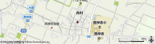兵庫県加古川市西神吉町西村252周辺の地図