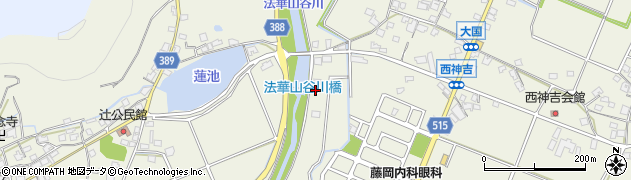 兵庫県加古川市西神吉町大国813周辺の地図