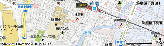 兵庫県姫路市飾磨区玉地32周辺の地図