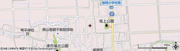 坂上団地第一公園周辺の地図