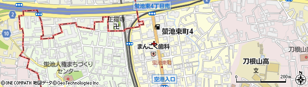 トヨタレンタリース大阪大阪空港入口交差点前店周辺の地図