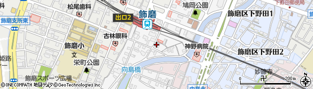 兵庫県姫路市飾磨区玉地14周辺の地図