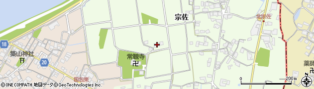 兵庫県加古川市八幡町宗佐864周辺の地図