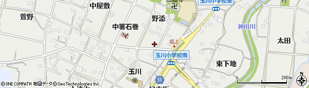 愛知県豊橋市石巻本町野添117周辺の地図