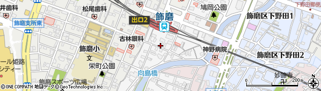 兵庫県姫路市飾磨区玉地18周辺の地図