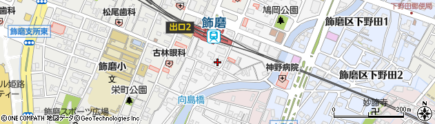 兵庫県姫路市飾磨区玉地16周辺の地図