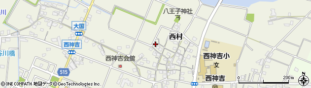 兵庫県加古川市西神吉町西村247周辺の地図