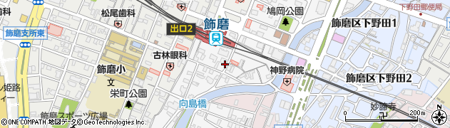 兵庫県姫路市飾磨区玉地15周辺の地図