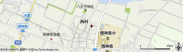 兵庫県加古川市西神吉町西村264周辺の地図
