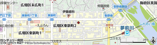 飾磨消防署広畑分署周辺の地図