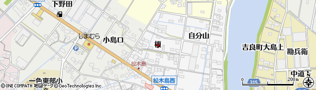 愛知県西尾市一色町松木島榎周辺の地図