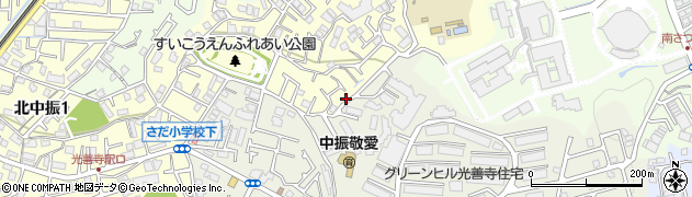大阪府枚方市翠香園町14周辺の地図