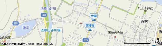兵庫県加古川市西神吉町大国649周辺の地図