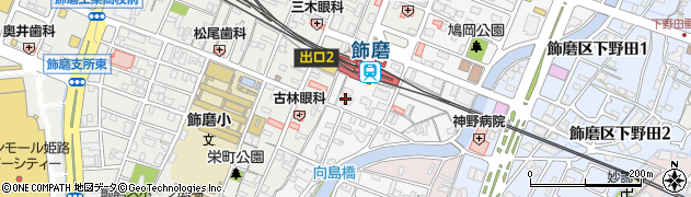 兵庫県姫路市飾磨区玉地21周辺の地図