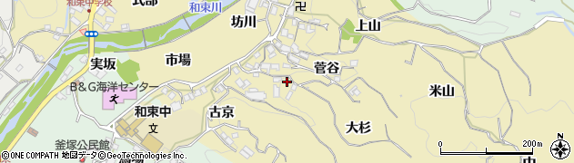 京都府和束町（相楽郡）中（大杉）周辺の地図