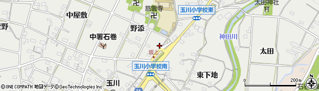 愛知県豊橋市石巻本町野添43周辺の地図