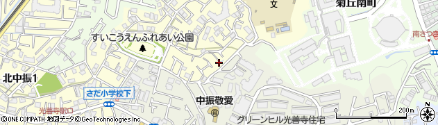 大阪府枚方市翠香園町周辺の地図