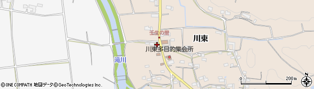 伊賀北部農協壬生野支店周辺の地図