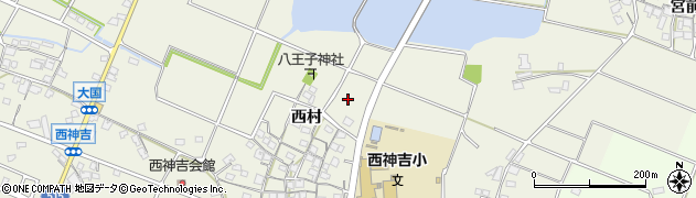 兵庫県加古川市西神吉町西村周辺の地図