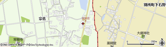 兵庫県加古川市八幡町宗佐1413周辺の地図