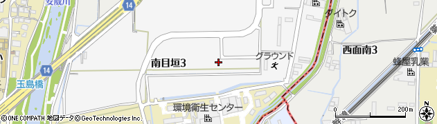 大阪府茨木市南目垣3丁目周辺の地図