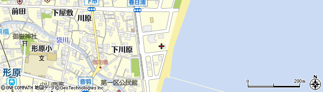愛知県蒲郡市形原町春日浦29周辺の地図