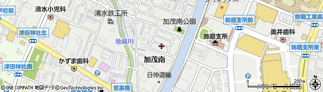 兵庫県姫路市飾磨区（加茂南）周辺の地図