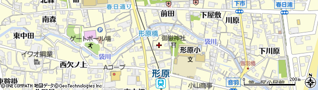 愛知県蒲郡市形原町御嶽周辺の地図