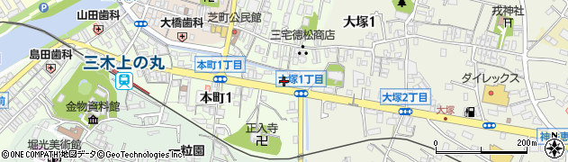 すき家三木本町店周辺の地図